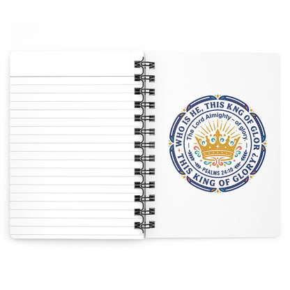 Woodland Animals Spiral Journal — Cute Raccoon & Fox Pattern Notebook