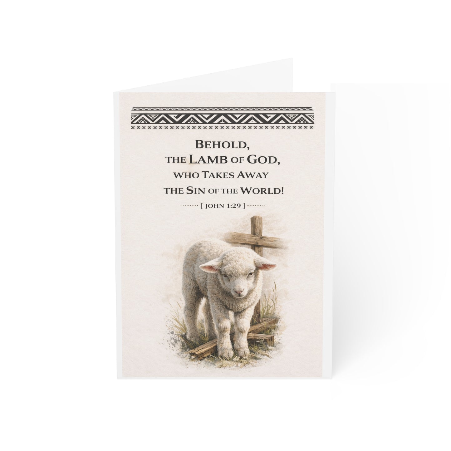 John 1:29 Lamb Scripture Greeting Card