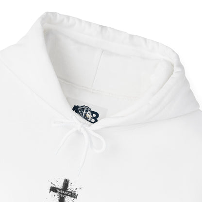 Eagle & Cross Hoodie — "Stick to the Vision" Christian Graphic Sweatshirt